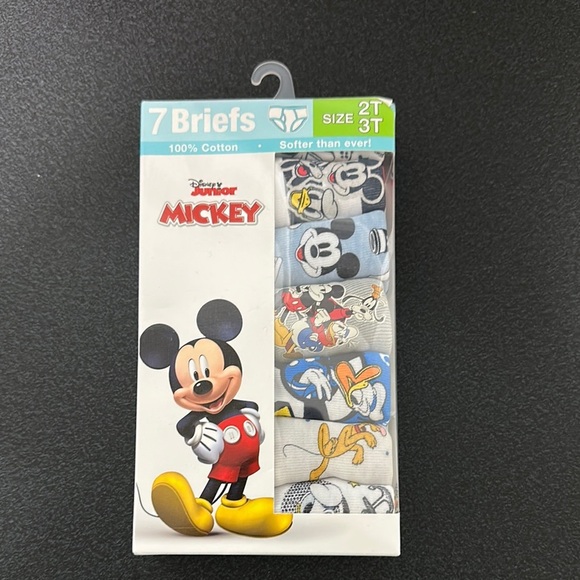Disney Mickey Mouse Boys Briefs 7-Pack - Picture 1 of 1